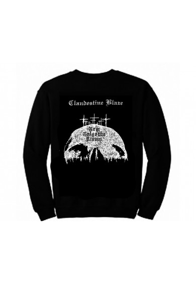 CLANDESTINE BLAZE "New Golgotha Rising"  COLLAGE/SWEATSHIRT M