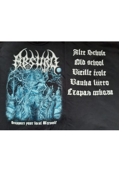ABSURD "Support your local werwolf"  T-Shirt S