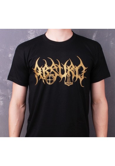ABSURD "golden logo" t-shirt L