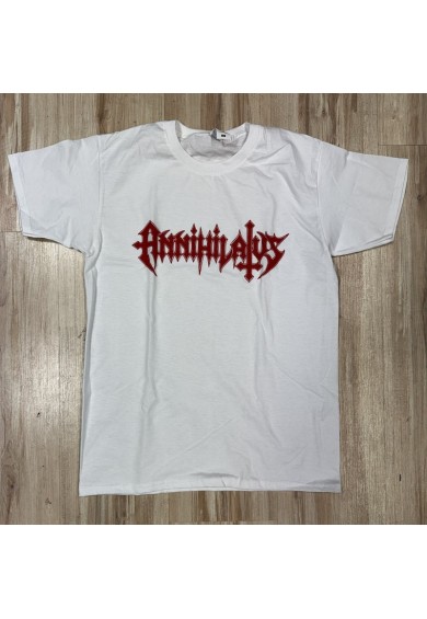 ANNIHILATUS "RED LOGO" (WHITE) t-shirt XL