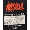 ARGHOSLENT "apocalyptic rites 2025" t-shirt XL