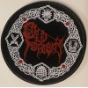 OLD SORCERY  "red logo/black frame" patch