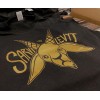 SARVILEVYT gold logo  t-shirt XL