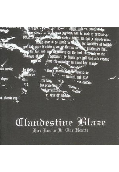 CLANDESTINE BLAZE "Fire Burns In Our Hearts" cd 