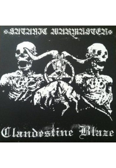 CLANDESTINE BLAZE / SATANIC WARMASTER "split" digipak cd